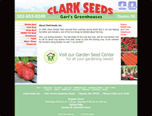 Tablet Screenshot of clarkseeds.com